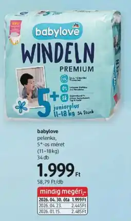 DM Babylove Winde Premium ajánlat