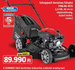 Bauhaus Scheppach benzines fűnyíró PML46-161S ajánlat