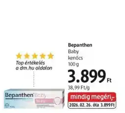 DM Bepanthen baby ajánlat