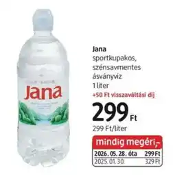 DM Jana ásványvíz ajánlat