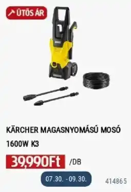 Praktiker Kärcher magasnyomású mosó 1600W K3 ajánlat