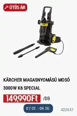 Praktiker Kärcher magasnyomású mosó 3000w k6 special ajánlat