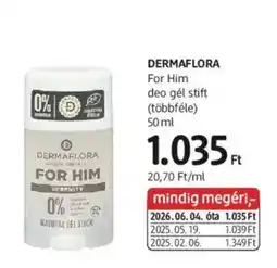 DM dermaflora for him deo gel stift ajánlat