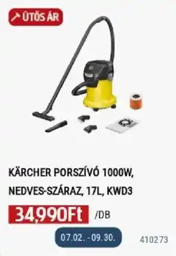 Praktiker Kärcher porszívó ajánlat