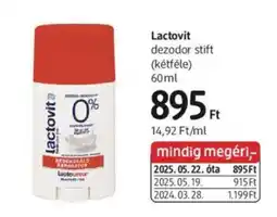 DM Lactovit dezodor stift ajánlat