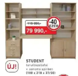 RS Bútor Student tanulószobafal ajánlat