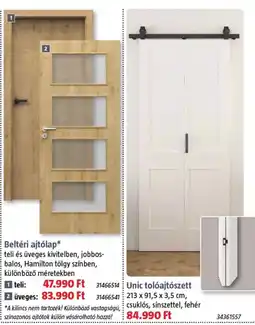 Bauhaus Unic tolóajtószett ajánlat