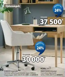 JYSK royaloak írásztal ajánlat