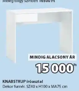 JYSK Knabstrup íróasztal ajánlat