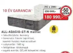 RS Bútor All-adagio-gt-n matrac ajánlat