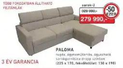RS Bútor Paloma sarokgarnitúra ajánlat