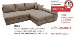 RS Bútor Inez sarokgarnitúra ajánlat