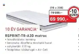 RS Bútor Rspring-tr-a3d matrac ajánlat