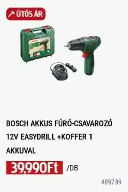 Praktiker Bosch akkus fúró-csavarozó 12v easydrill ajánlat