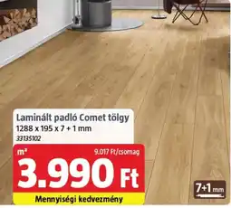 Bauhaus Comet laminált padló tölgy ajánlat