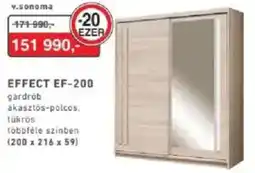 RS Bútor v.sonoma effect ef-200 ajánlat