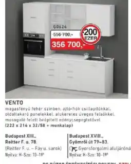 RS Bútor Vento ajánlat