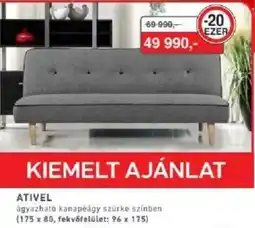 RS Bútor Ativel ágyazható kanapéágy ajánlat