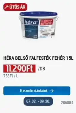 Praktiker Héra belső falfesték fehér ajánlat