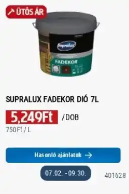 Praktiker Supralux fadekor dió ajánlat