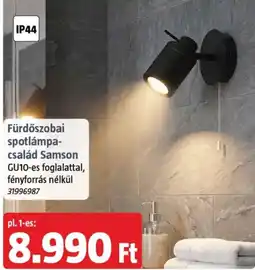Bauhaus Samson fürdőszobai spotlámpa-család ajánlat