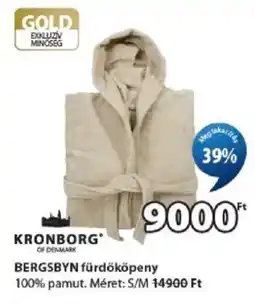 JYSK Kronborg bergsbyn fürdőköpeny ajánlat