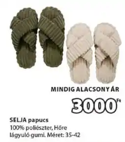 JYSK Selja papucs ajánlat