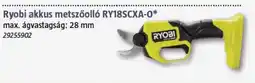 Bauhaus Ryobi akkus metszőolló RY18SCXA-O ajánlat