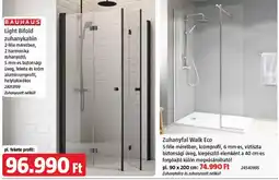 Bauhaus Bauhaus light bifold zuhanykabin ajánlat