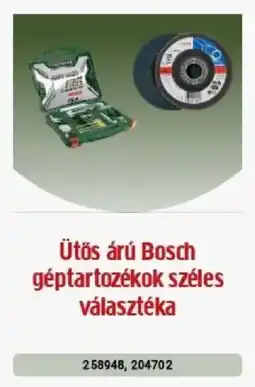 Praktiker Bosch géptartozékok ajánlat