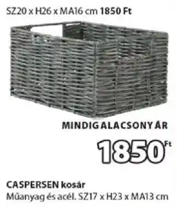 JYSK Casper sen kosár ajánlat