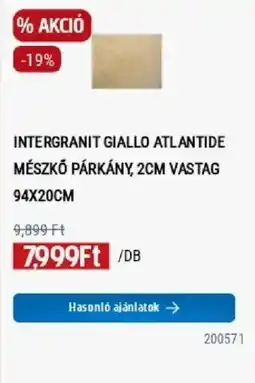 Praktiker Intergranit giallo atlantide mészkő párkány ajánlat