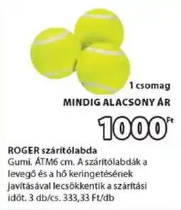 JYSK Roger szárítólabda ajánlat