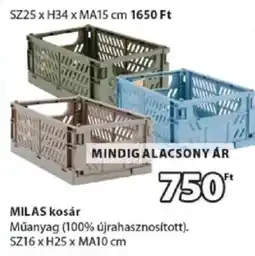 JYSK Milas kosár ajánlat