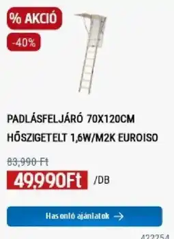 Praktiker Padlásfeljáró ajánlat