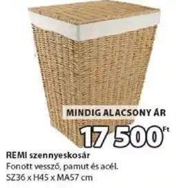 JYSK Remi szennyeskosár ajánlat