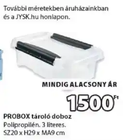 JYSK Probox tároló doboz ajánlat
