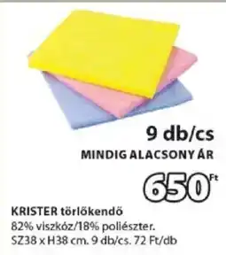 JYSK Krister törölkendő ajánlat