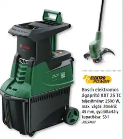 Bauhaus Bosch elektromos ágaprító AXT 25 TC ajánlat