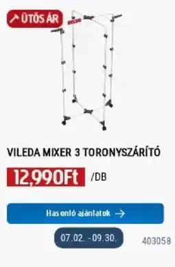 Praktiker Vileda mixer 3 toronyszárító ajánlat