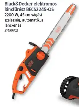 Bauhaus Black&Decker elektromos láncfűrész BECS2245-QS ajánlat