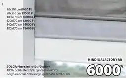 JYSK Bolga fényszáró rolós függöny ajánlat