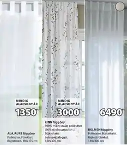 JYSK Alajaure függöny ajánlat