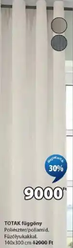 JYSK Totak függöny ajánlat