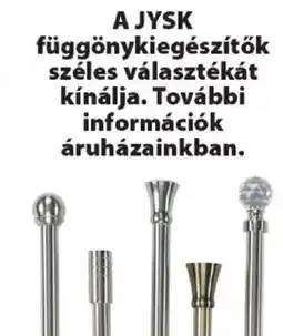 JYSK Jysk függönykiegészítők ajánlat