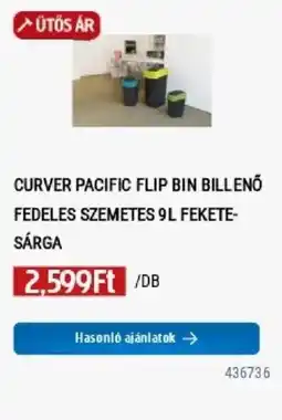 Praktiker Curver Pacific flip bin billenő ajánlat