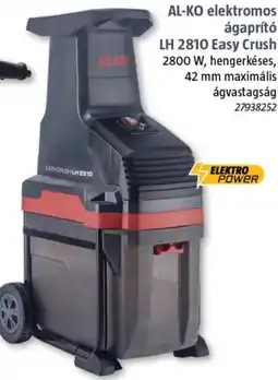 Bauhaus AL-KO elektromos ágaprító LH 2810 Easy Crush ajánlat