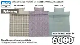 JYSK Basic flanel ágyneműhuzat-garnitúrák ajánlat