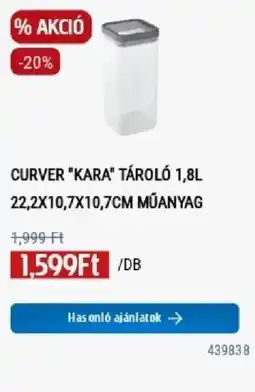 Praktiker Curver kara tarolo ajánlat