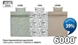 JYSK Plus pamut ágyneműhuzat-garnitúrák ajánlat